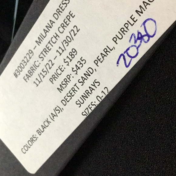 Black halo black dress size2 - Picture 3 of 3